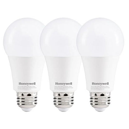 2 pack Honeywell A19 LED Dimmable Bulbs 60W Equivalent Soft White 3-Pack 800 Lumens NEW!