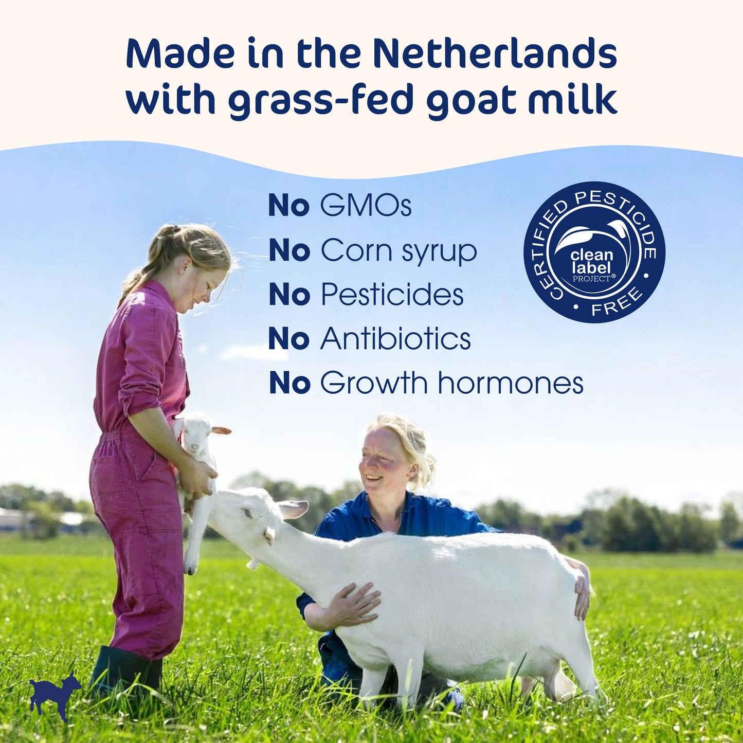 Kabrita Goat Milk Infant Formula, Non-GMO, DHA, 28 oz, 0-12 Months, Exp. 4/27