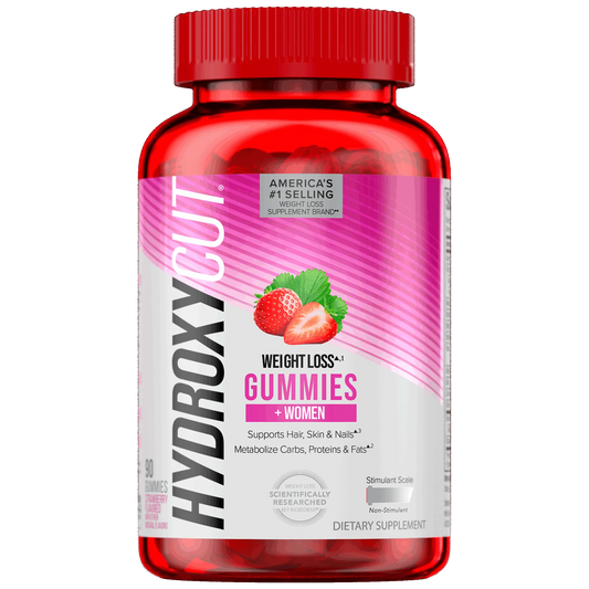 Hydroxycut Gummies for Women, Strawberry Flavor, 90 Count - Exp. 04/27