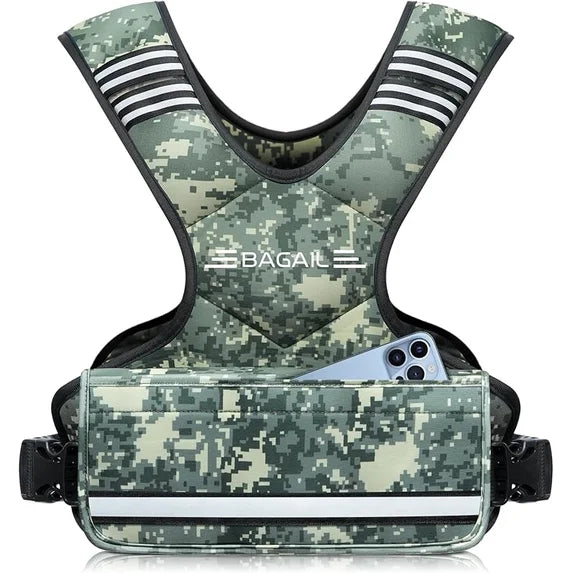 BAGAIL Adjustable Weighted Vest 4-32lb for Home Workouts & Running - NEW!