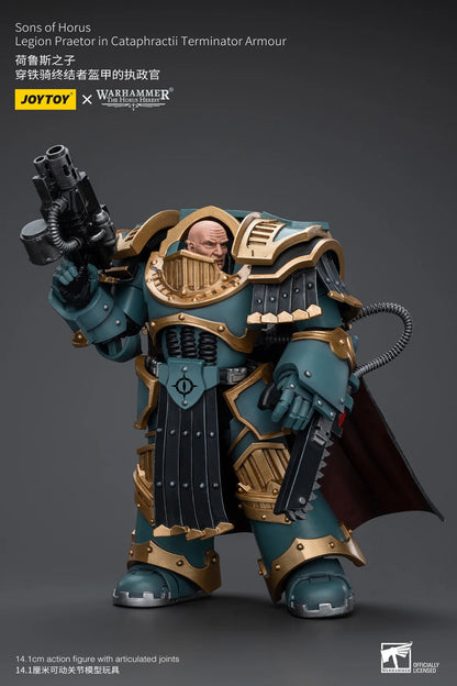 JoyToy Warhammer 40K Sons of Horus Legion Praetor 1/18 Figure in Armor
