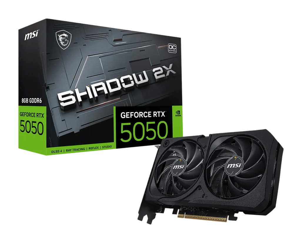 MSI GeForce RTX 5050 8GB Nvidia Graphics Card, GDDR6, HDMI & DP Ports, Brand New