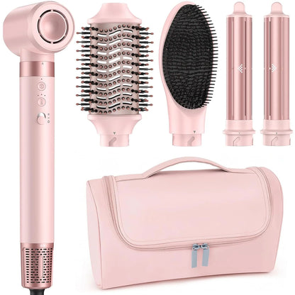 Mescomb5-in-1 High-Speed Hot Air Styler with Diffuser for Curly Hair, Pro New