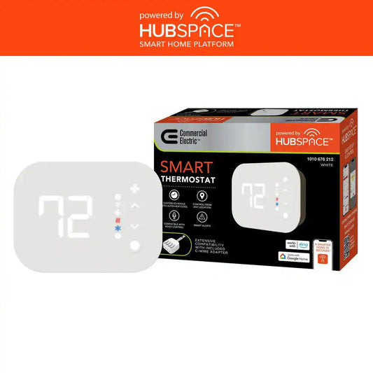 Commercial Electric (HTSA15CWB) Wi-Fi Smart Programmable WiFi Thermostat - New!