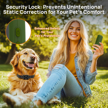 Teendow T800 Pro Wireless Dog Fence System 4-in-1 Electric Collar w/ Bark - New!