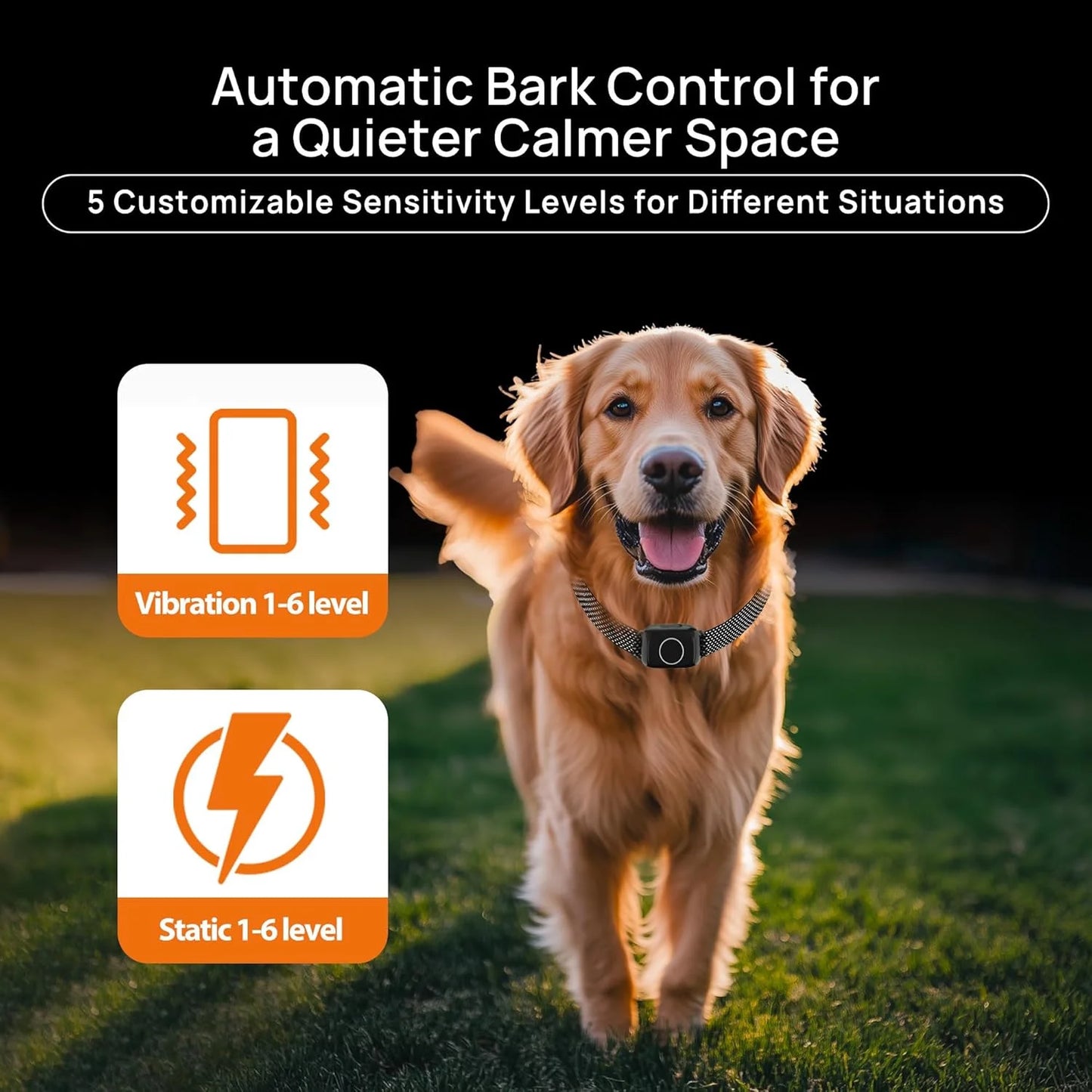 Teendow T800 Pro Wireless Dog Fence System 4-in-1 Electric Collar w/ Bark - New!