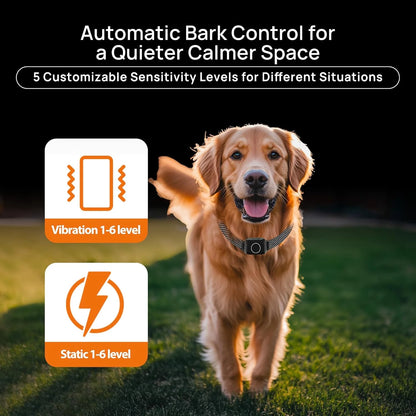 Teendow T800 Pro Wireless Dog Fence System 4-in-1 Electric Collar w/ Bark - New!