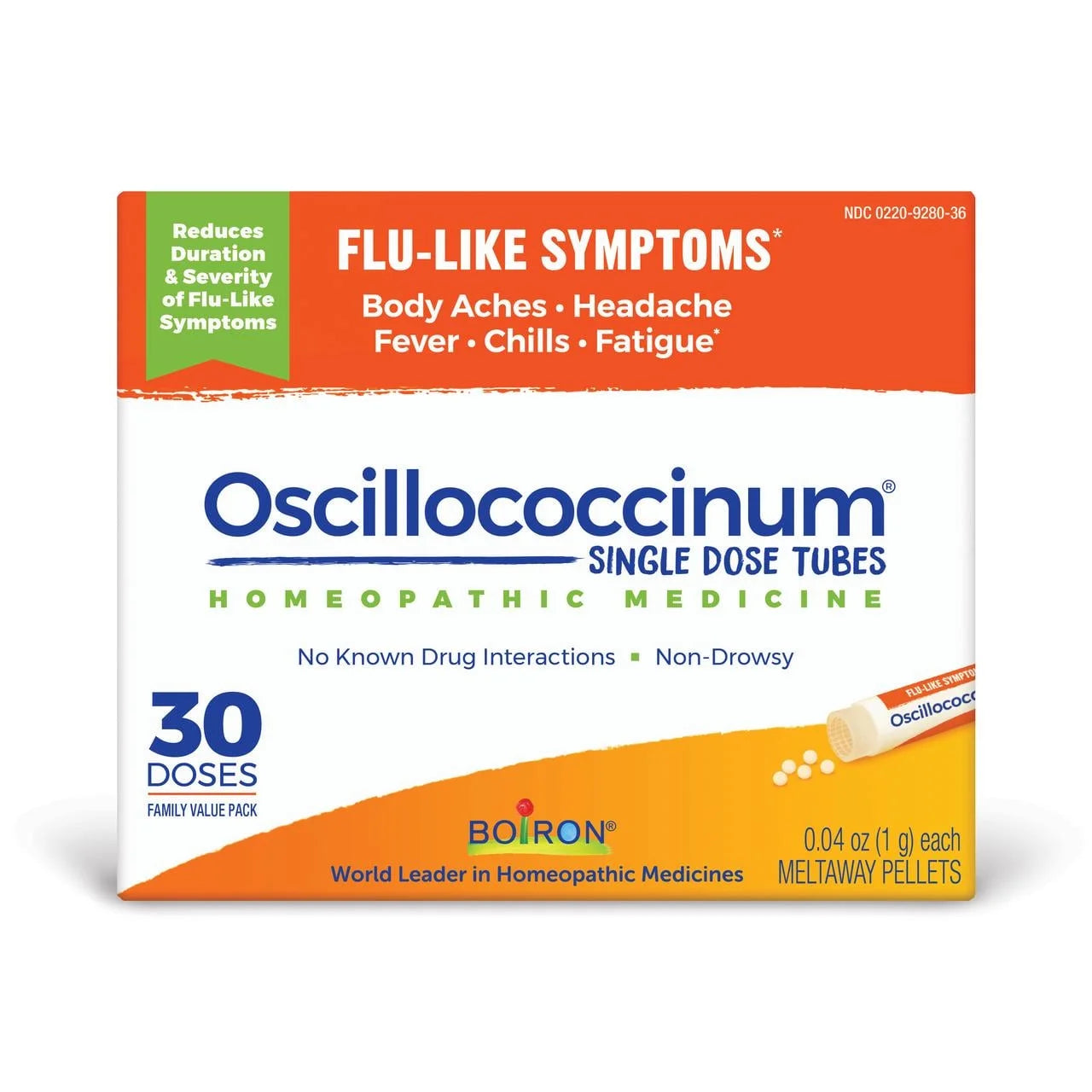 Boiron Oscillococcinum Homeo. Flu Medicine, 30 Doses Meltaway Pellets, Exp. 6/29