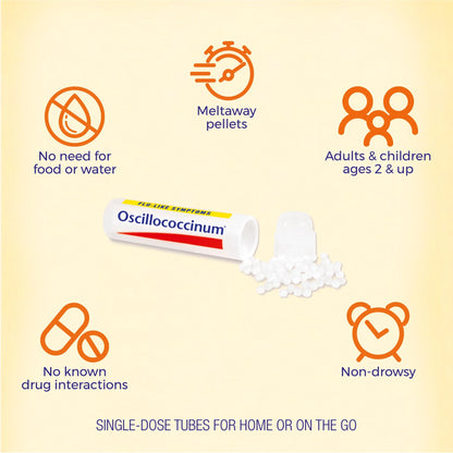 Boiron Oscillococcinum Homeo. Flu Medicine, 30 Doses Meltaway Pellets, Exp. 6/29