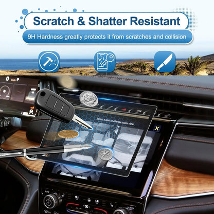 10.1-Inch Screen Protector for 2022-2025 Jeep Grand Cherokee - Tempered Glass - NEW!