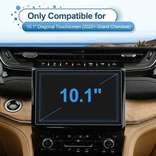 10.1-Inch Screen Protector for 2022-2025 Jeep Grand Cherokee - Tempered Glass - NEW!