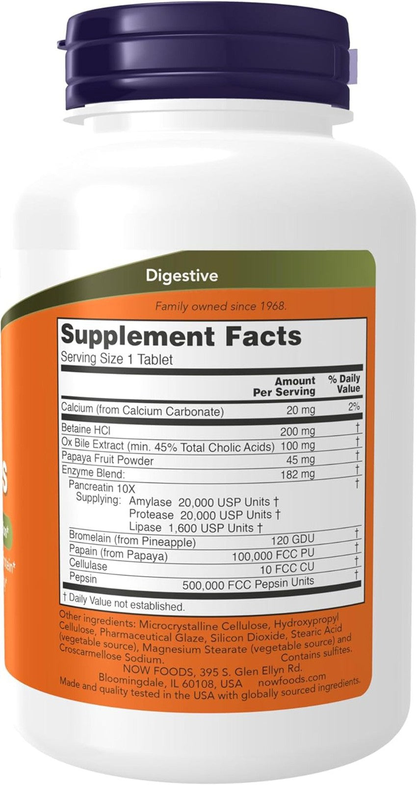 Now Foods Super Enzymes 180 Tabs for Healthy Digestion, Nutrient Support - Exp.11/2026