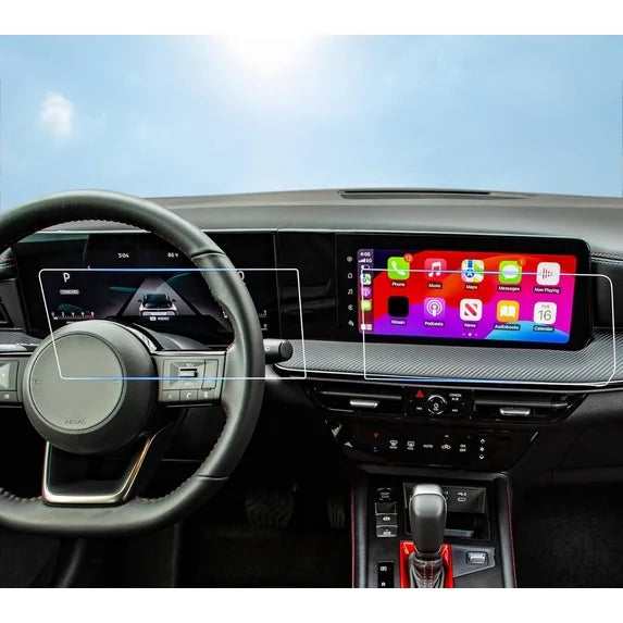 4 Pcs Nissan Kicks Screen Protector 2025 2026 Touchscreen & Cluster Accessories - NEW!