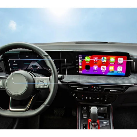 4 Pcs Nissan Kicks Screen Protector 2025 2026 Touchscreen & Cluster Accessories - NEW!