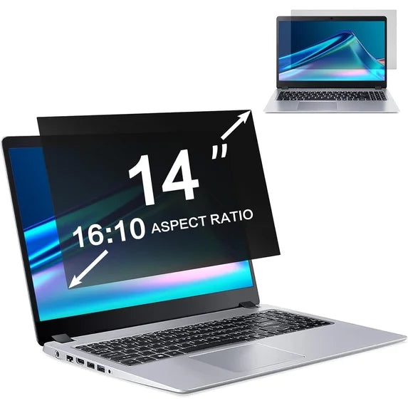 14 Inch Laptop Privacy Screen Filter for Dell HP Acer Lenovo Anti-Glare