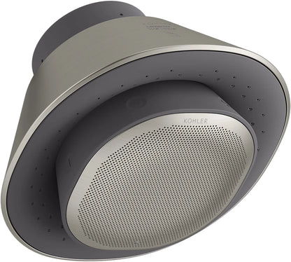 Kohler Moxie 2.5 GPM Shower Head with Bluetooth Speaker - Brushed Nickel, New!