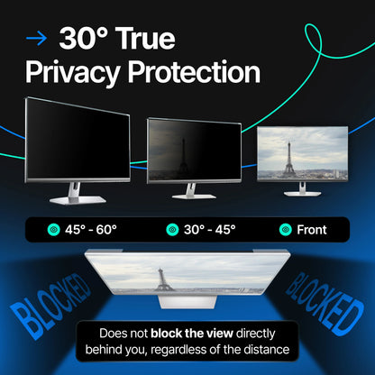 Vintez 21.6 Inch 16:10 Computer Privacy Screen Filter for Widescreen Monitors - NEW!