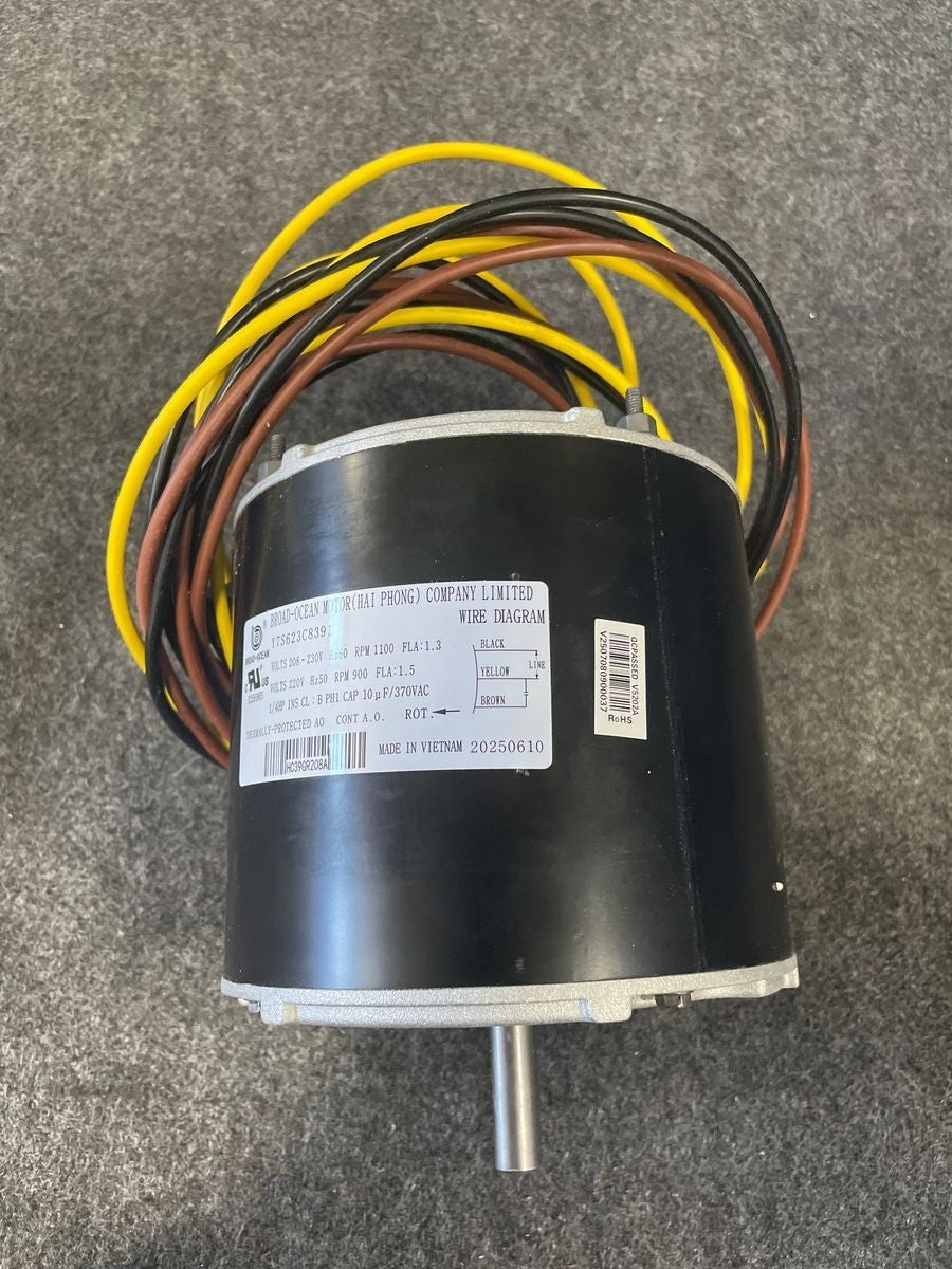CARRIER HC39GR208A 1/4 HP Condenser Fan Motor 208-230V 50/60Hz 900/1100RPM - NEW!