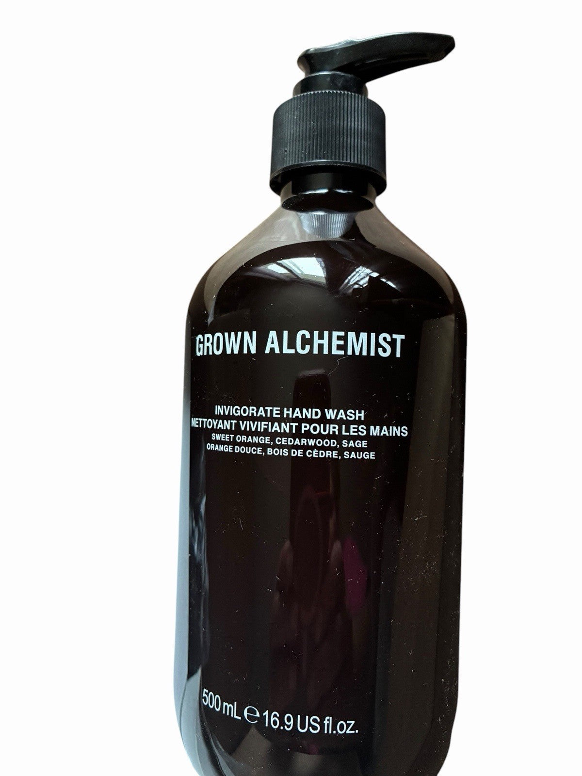Grown Alchemist Invigorate Hand Wash 500ml Sweet Orange Cedarwood Sage - NEW!