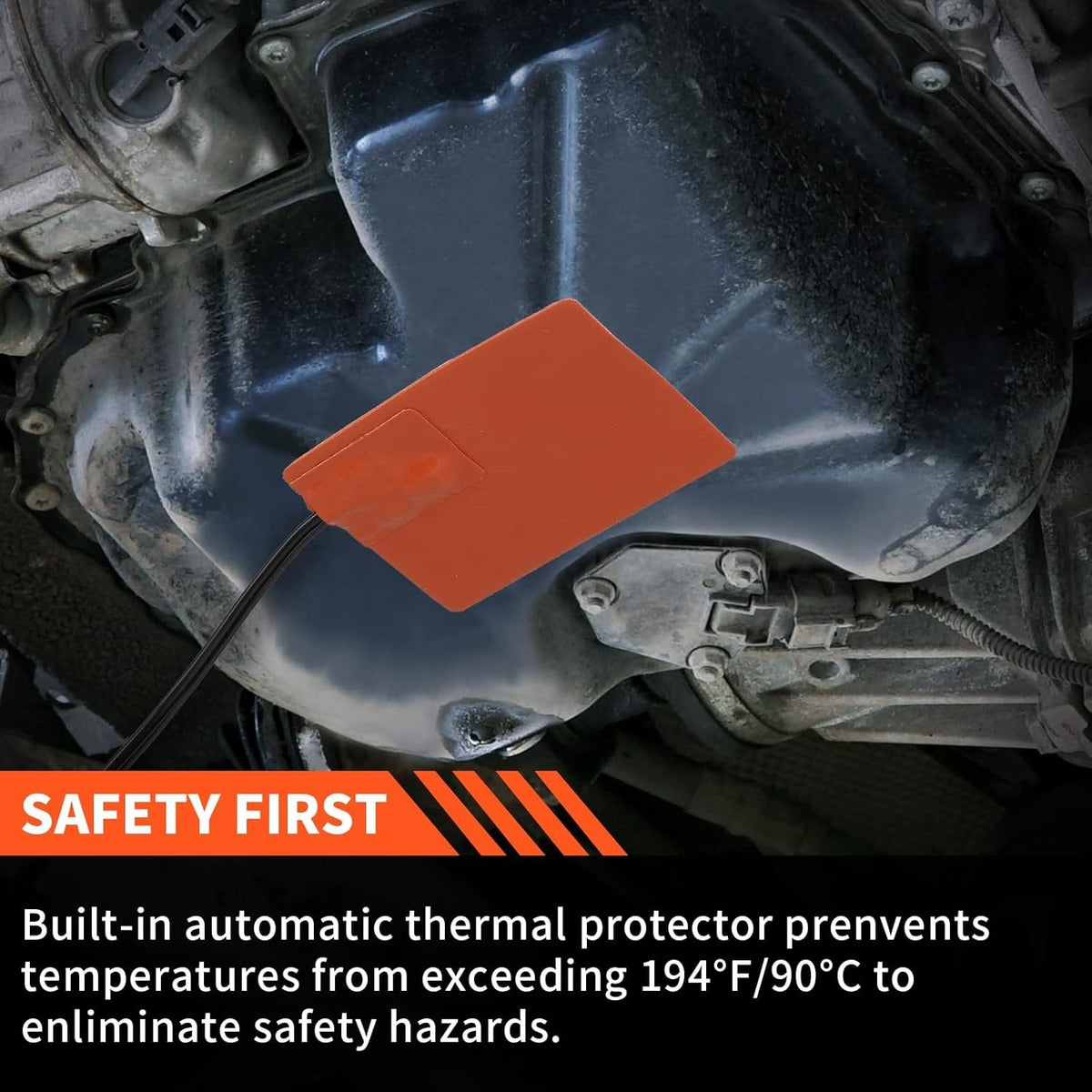 2 Pack 150W Silicone Engine Oil Pan Heater Pads 4x5 Inch 120V Adhesive - NEW!