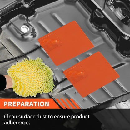 2 Pack 150W Silicone Engine Oil Pan Heater Pads 4x5 Inch 120V Adhesive - NEW!