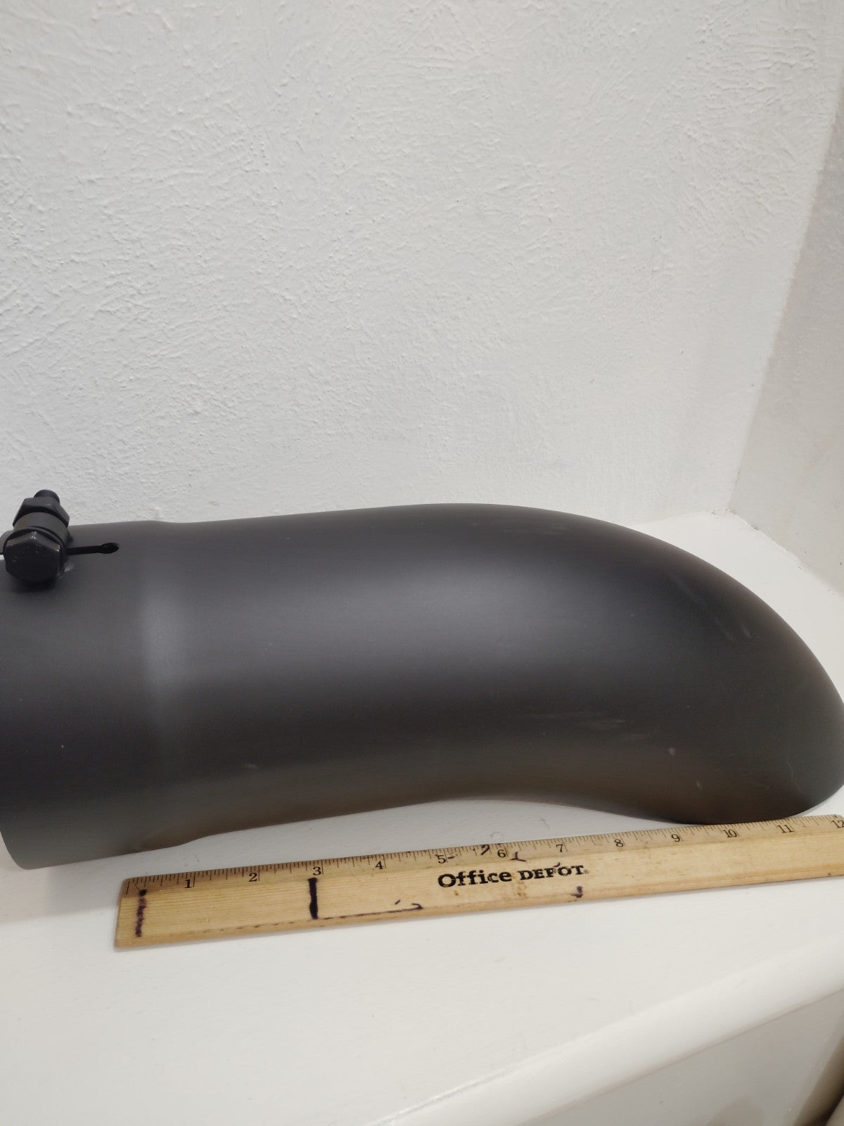 Matte Black 5" Exhaust Tip Bolt-On Turn Down Dump Pipe SH5015TDBK-1 - New!