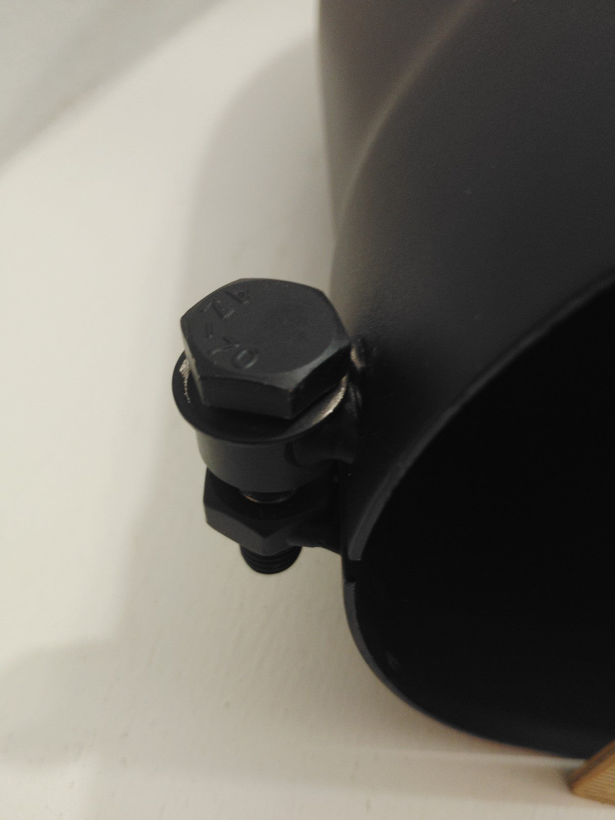 Matte Black 5" Exhaust Tip Bolt-On Turn Down Dump Pipe SH5015TDBK-1 - New!