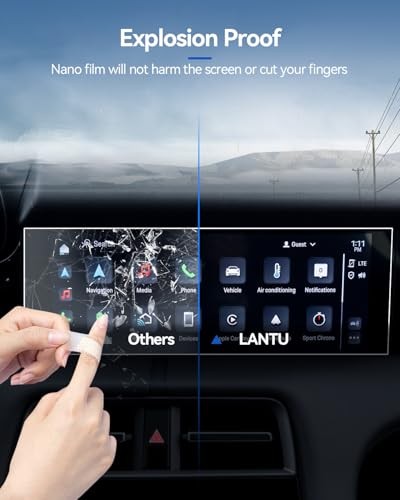 8PCS Porsche Taycan Screen Protector 2020-2025 Nano Touch Anti-Fingerprint Film - NEW!