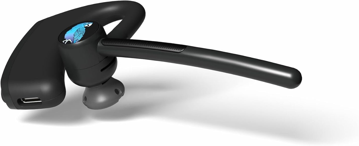 BlueParrott M500-XT Mono Bluetooth Headset, 93% Noise Canceling, Black - New!