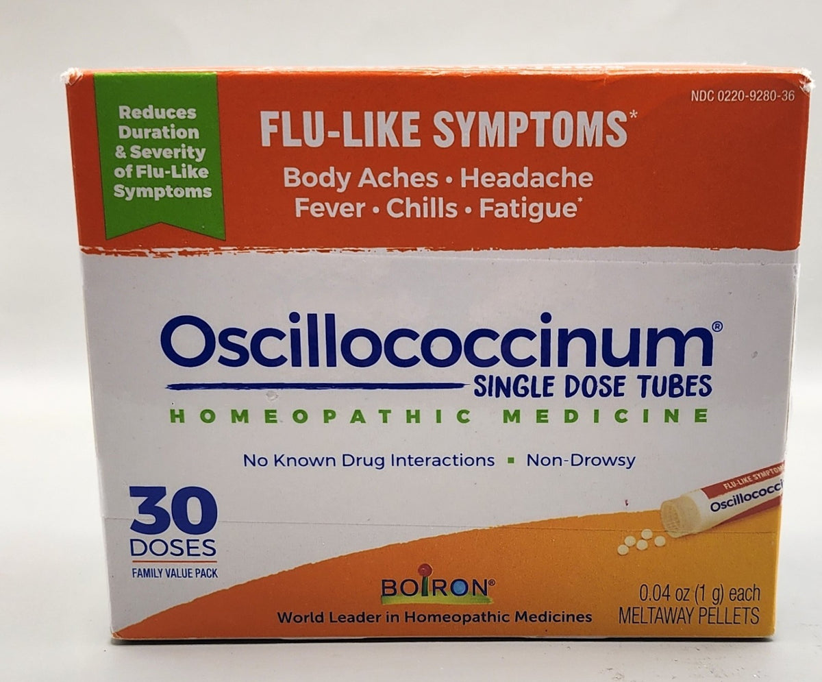 BOIRON Oscillococcinum Homeopathic Medicine, 30 Doses for Flu Relief - exp03/29
