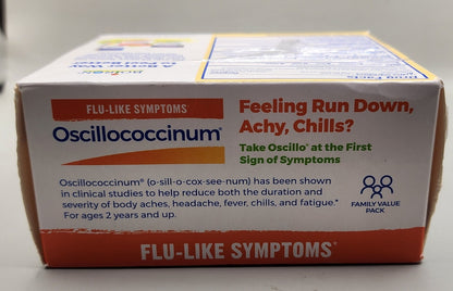 BOIRON Oscillococcinum Homeopathic Medicine, 30 Doses for Flu Relief - exp03/29