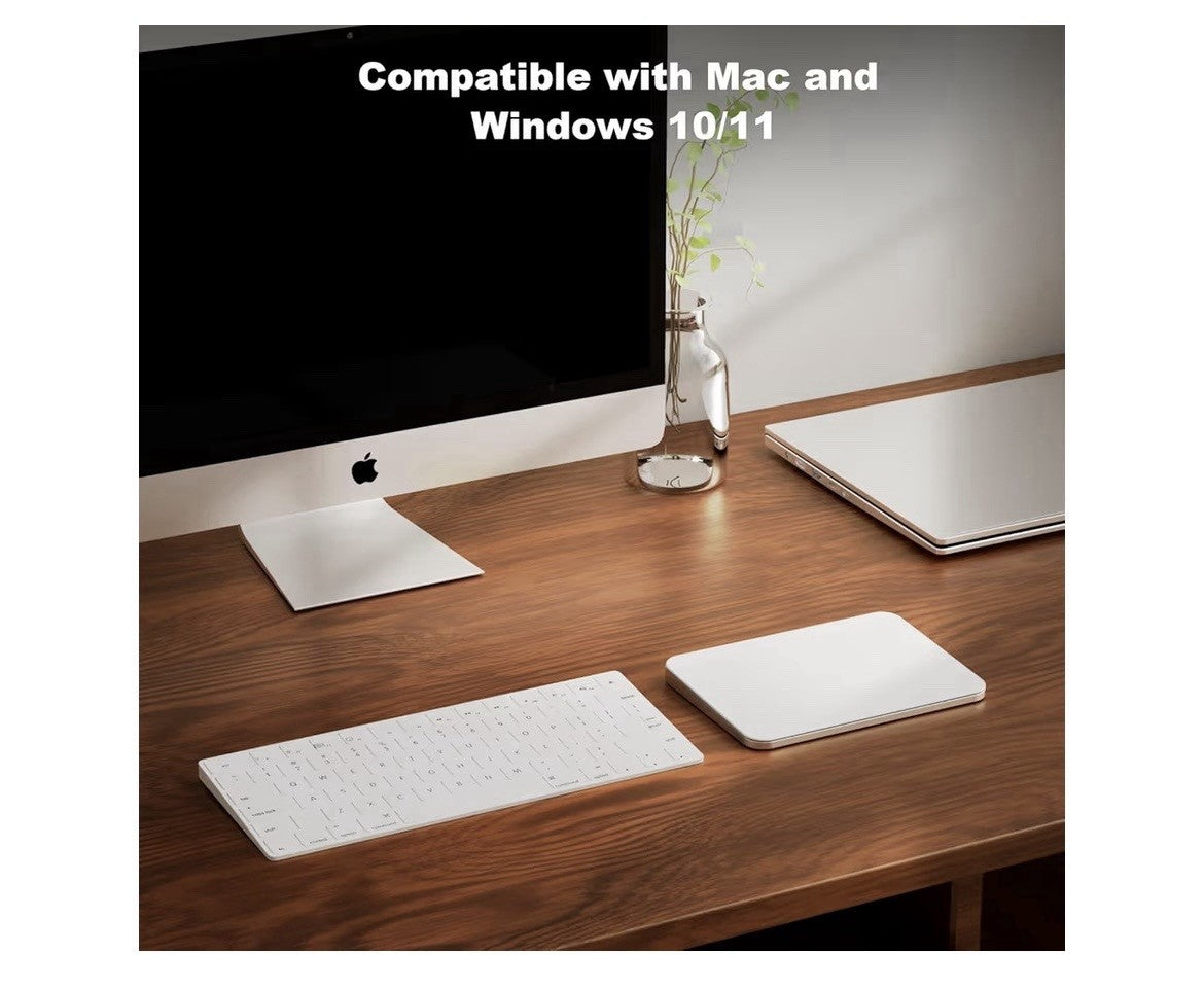 Wireless Trackpad for Mac & Windows - Multi-Touch, Ergonomic, USB Receiver - NEW!