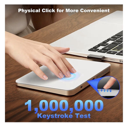 Wireless Trackpad for Mac & Windows - Multi-Touch, Ergonomic, USB Receiver - NEW!
