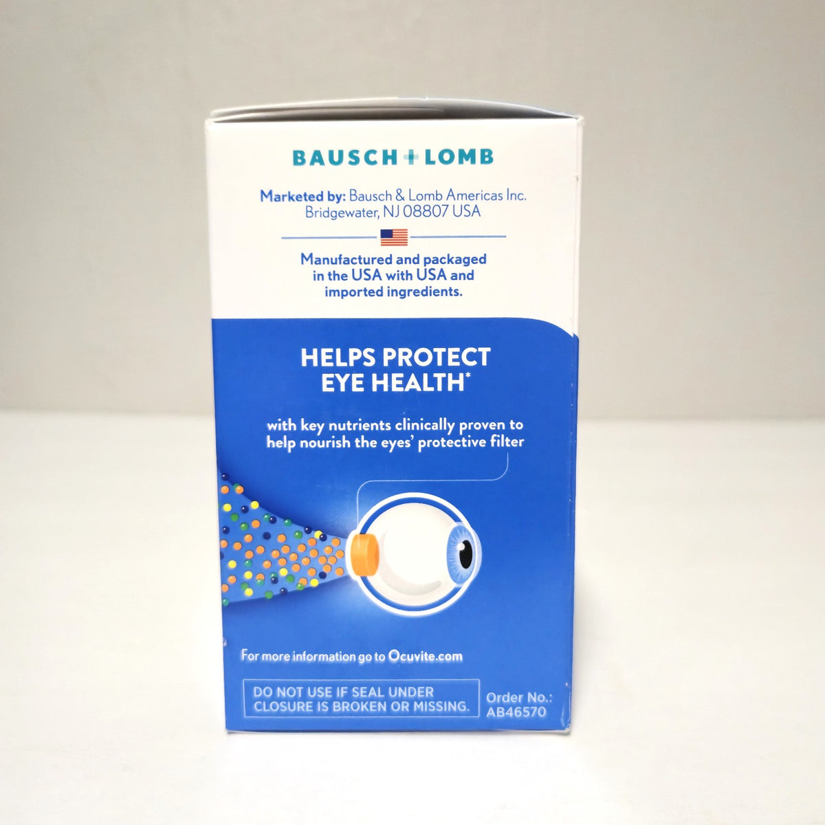Bausch + Lomb Ocuvite Adult 50+ Eye Vitamins Lutein 90 Softgels, Exp 05/27