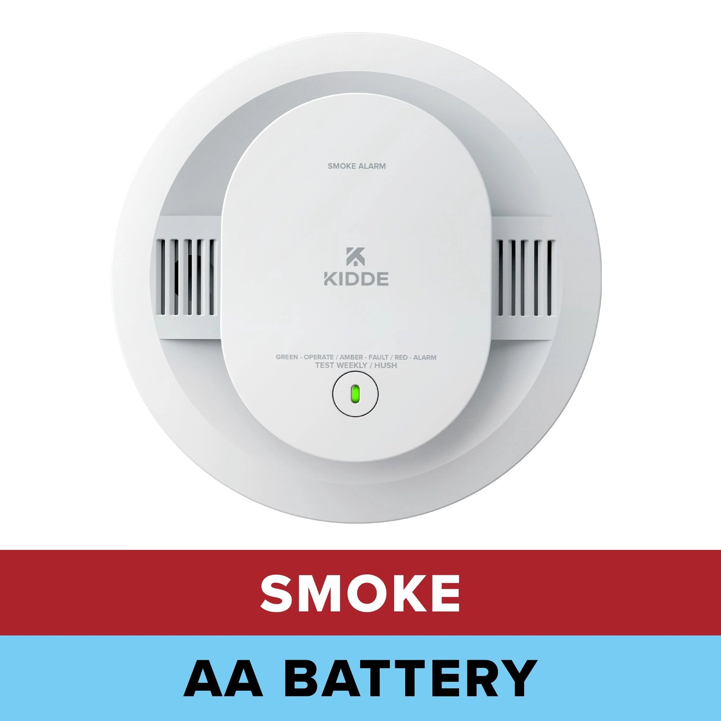 Kidde 20SDR Photoelectric Smoke Detector Alarm, 5-Inch, Battery Operated - New!