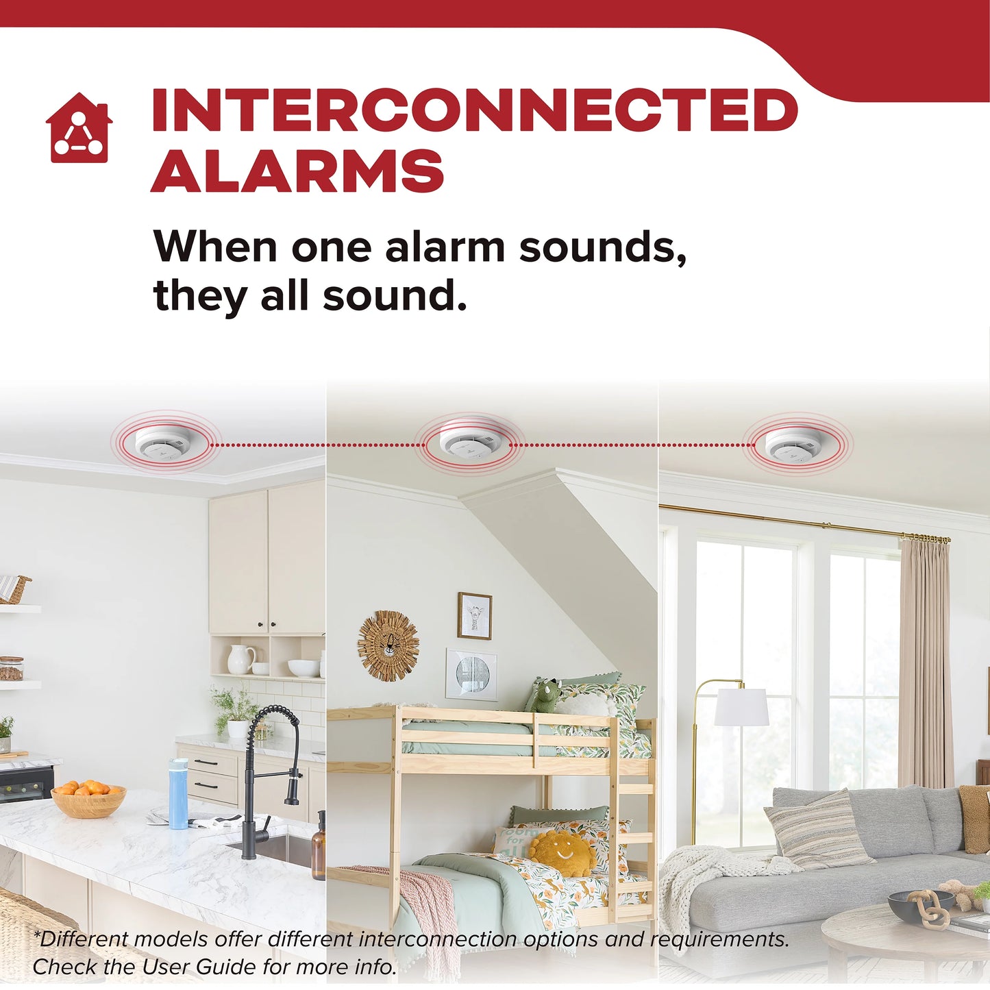 Kidde 20SA10 Hardwired Smoke Detector Alarm, 10-Year Battery Backup, New (OB)