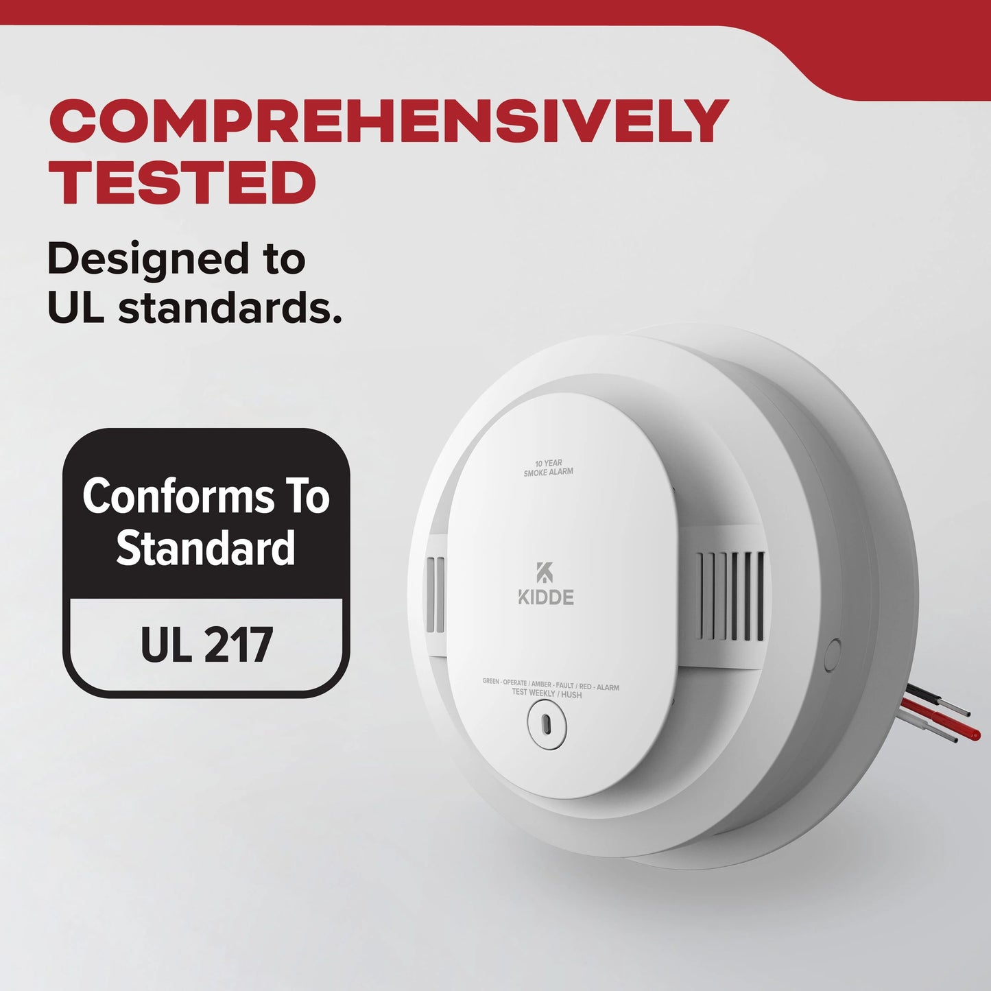 Kidde 20SA10 Hardwired Smoke Detector Alarm, 10-Year Battery Backup, New (OB)