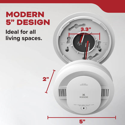 Kidde 20SA10 Hardwired Smoke Detector Alarm, 10-Year Battery Backup, New (OB)