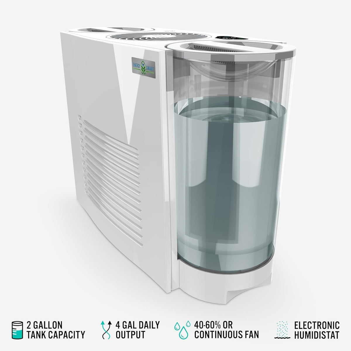 Vornado EVDC500 Humidifier, 2 Gallon Dual Tank, Energy Smart for Large Rooms - NEW!