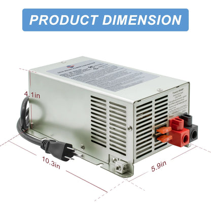 WF-9875-AD Model, 75 Amp DC Output Converter Charger for RV Deck Mount, New!