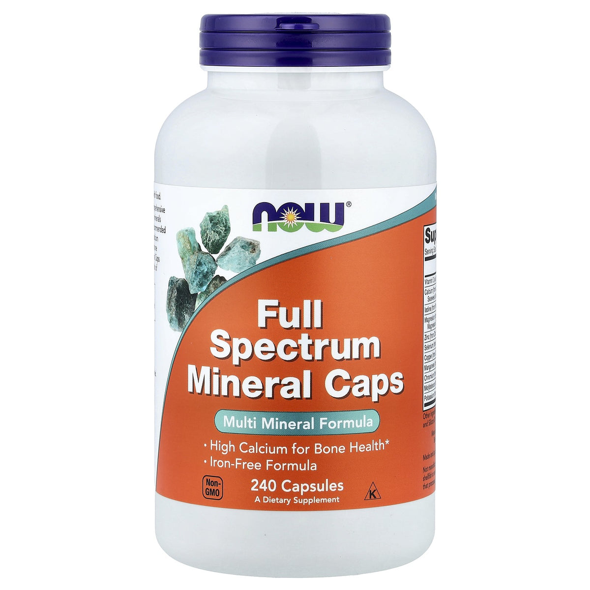 NOW Foods Full Spectrum Minerals, 240 Capsules - Calcium & Magnesium Blend- exp.11/29