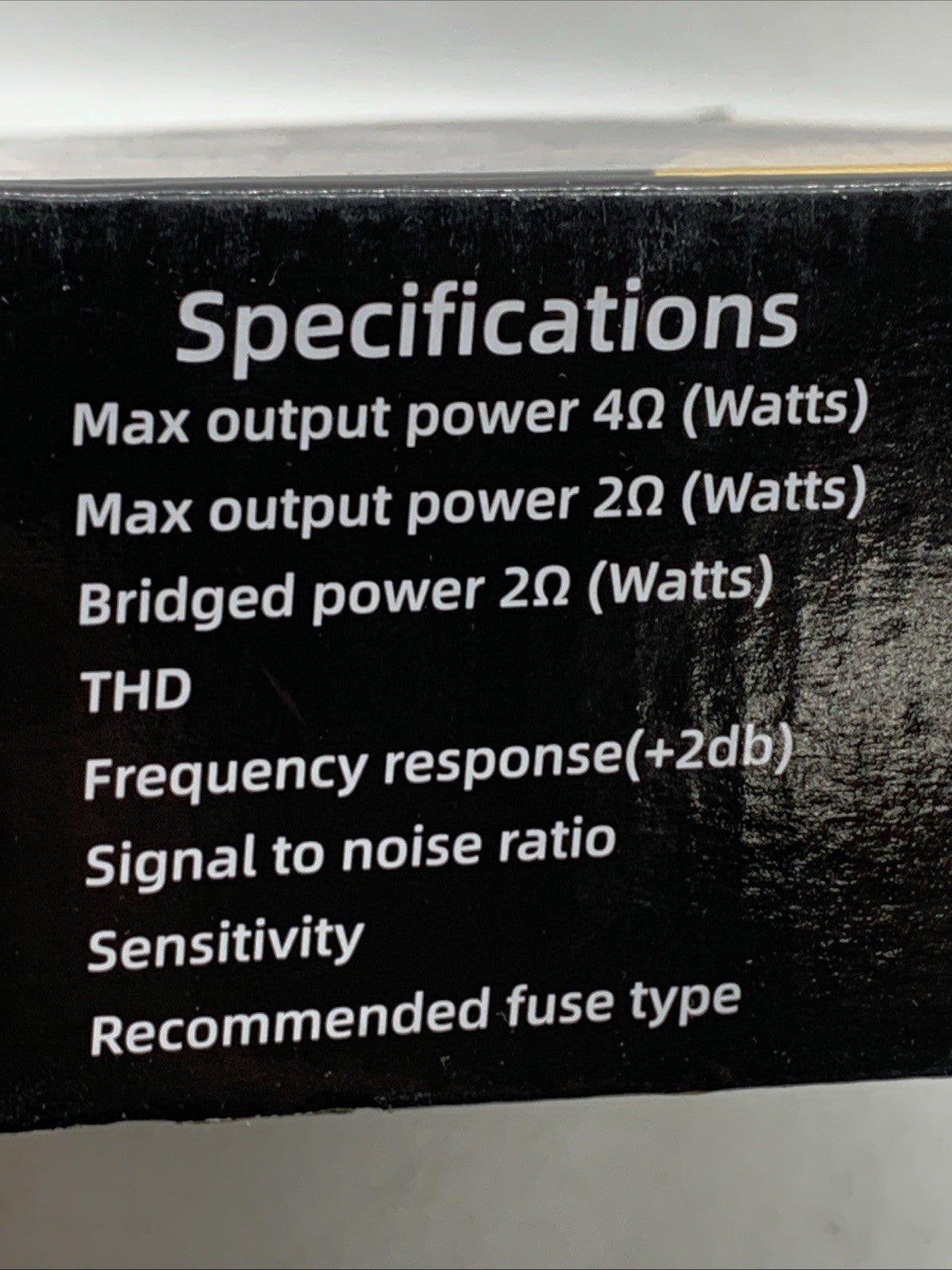 ZYZCLES ZY-Z9500F 6800W High Power 4 Channel Car Amplifier -No Cords- NEW!