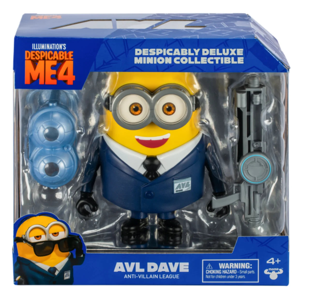 Universal Studios Despicable Me 4 Minions AVL Dave Figure New in Box - NEW!