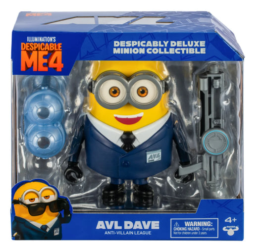 Universal Studios Despicable Me 4 Minions AVL Dave Figure New in Box - NEW!