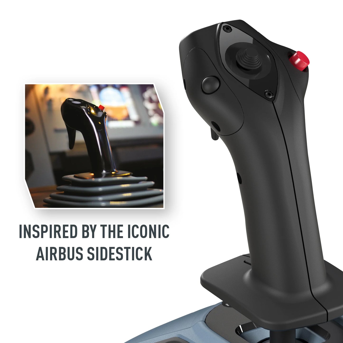 Thrustmaster TCA Sidestick Airbus Edition, Magnetic Sensor Flight Joystick, New!