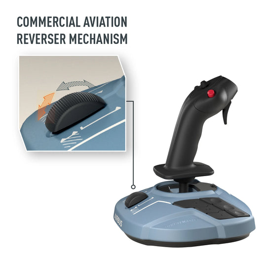 Thrustmaster TCA Sidestick Airbus Edition, Magnetic Sensor Flight Joystick, New!