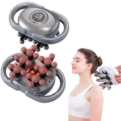 Deep Tissue Percussion Massager with 9 Intensity Levels for Pain Relief - NEW!