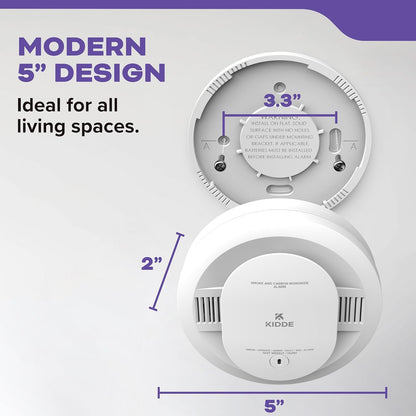 Kidde 30CUDR Smoke & Carbon Monoxide Detector, AA Battery Powered, 4 Pack, New!