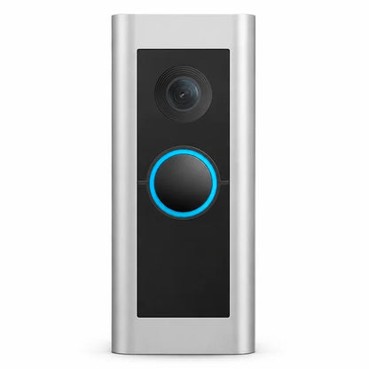 Wired Video Doorbell Pro HD Smart Bell - Satin Nickel Finish for Home Security - NEW!