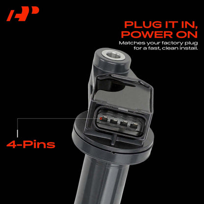 A-Premium 6x Ignition Coil & 6x Iridium Spark Plug Set for Toyota & Lexus - NEW!